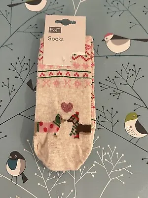 Sausage Dog Dachshund Socks One Size / Gift / New Daxie ❤️ Christmas • $7.58