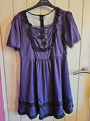 Ladies Harajuku Kawaii Lolita J-Fashion Dress Size 10 • £8