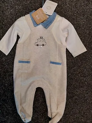 Sale New Mayoral Baby Boys One Piece Style 22671 Sizes 0-1 Mths 2-4 Mths 4-6 Mth • $19.91