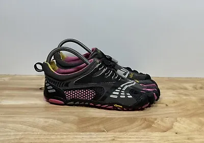 Vibram Fivefingers Komodosport Shoes Womens Size 8-8.5 US 39 EU Black Pink • $45