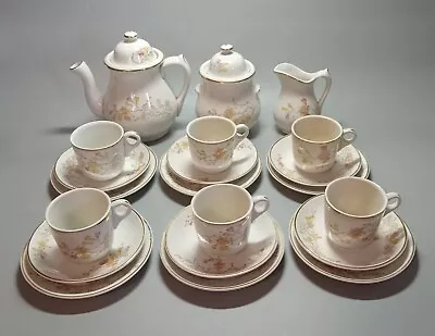 23 Piece Demi Tasse Tea Set J & E Mayer. Beaver Falls Pa Semi Vitreous China • $125