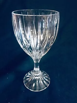 Mikasa Park Lane Clear Crystal Large Water Goblet 6 3/4 Inches Exc.condition • $10.99