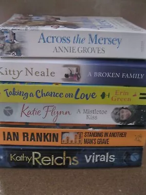 Book Job Lot Bundle X 6 Mixture/Various - Chic-Lit Romance Thriller   • £6