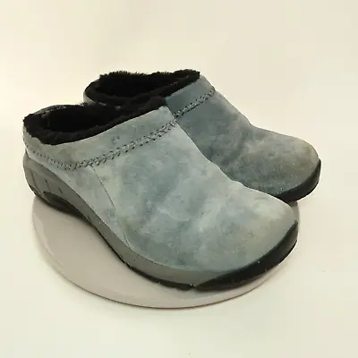 Merrell Shoes Women's 8 Blue Encore Ice 4 Stonewash Clog J00424  MISSING INSOLE* • $24.87