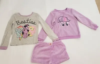 Girls Disney Pyjamas Set Of 3  My Little Pony Age 3 To 4 • £4.95