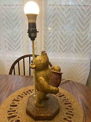 Winnie The Pooh Walt Disney Classic Nursery 15” Vintage Lamp By Charpente TESTED • $83.95