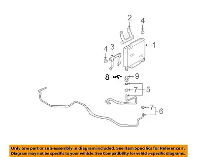 GM OEM Transmission Oil Cooler-Outlet Pipe Clip 24205103 • $3.43