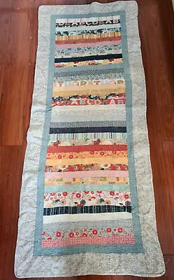 Handmade Patchwork Throw Table Runner Wall Hanging Bedspread Bed Runner • £29.99