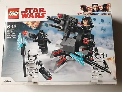 LEGO 75197 Star Wars First Order Specialist Battle Pack Pilot Gunner Executioner • $40