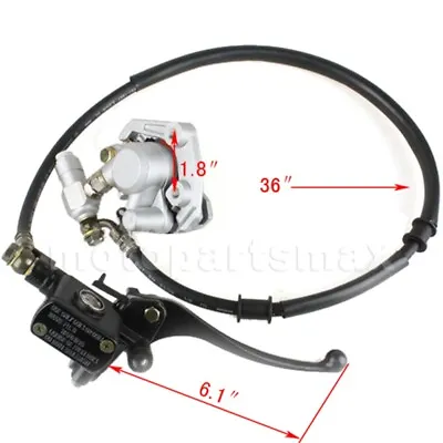 Front Hydraulic Brake Caliper Master Cylinder Assy For GY6 50cc Scooter Moped • $34.15