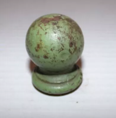 $24.99 • Buy Vintage Cast Iron Round Lamp Finial Light Fixture Part