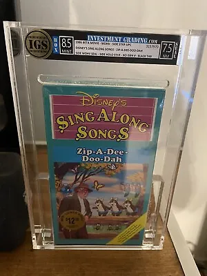 $1999.99 • Buy IGS *BETA* 8.5/7.5 Disney Sing Along Songs Zip-A-Dee-Doo-Dah SONG OF THE SOUTH