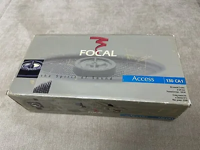 FOCAL Access 130 CA1 Glass Fiber 5.25  Coaxial Speakers Aluminum Tweeters • $164.99