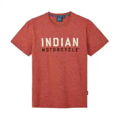 * Genuine Indian Motorcycle Men's Watercolor Logo T-Shirt Red 2833282- • $59.94
