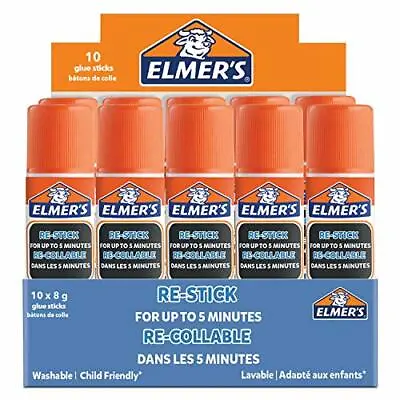 $28.69 • Buy Elmers Re-Stick Glue Sticks  Dries Clear  Easily Adjustable For Up To 5 Minut