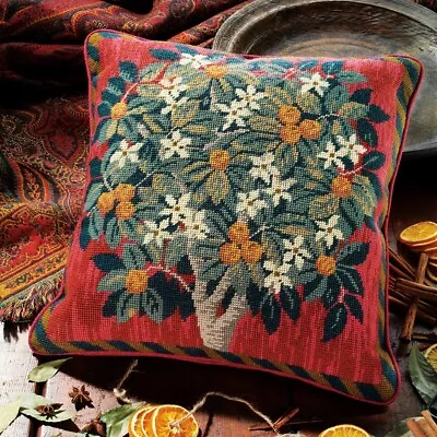 EHRMAN Orange Blossom CANDACE BAHOUTH Tapestry Needlepoint Kit MEDIEVAL Retired • $157.91