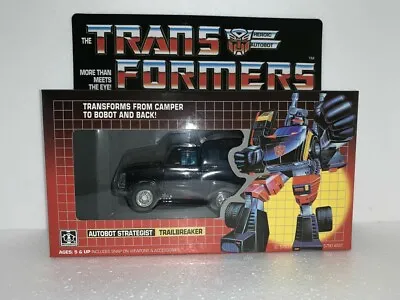 Transformers G1 Trailbreaker Reissue Brand New Action Figure 80's Toy • £51.59