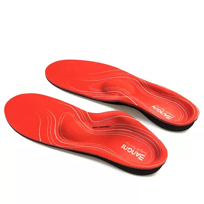 Orthotic Insole High Arch Foot Support Flat Feet Plantar Fasciitis Inner Soles • £14.99