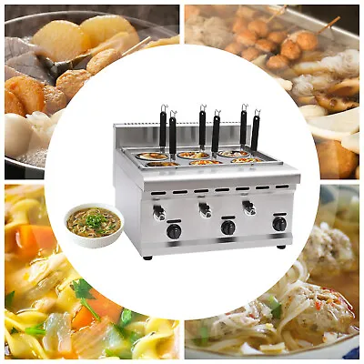 🔥6 Holes Gas Propane Noodle Ramen Pasta Cooker Machine Desktop Ramen Cooker • $311.60