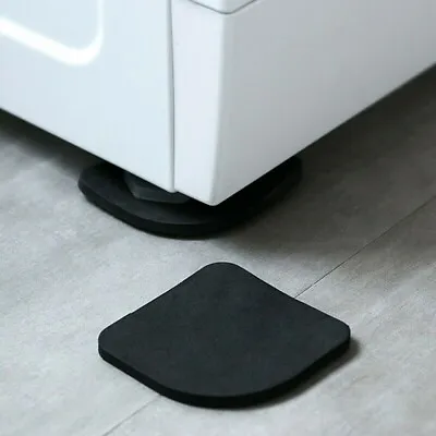 4x Washing Machine Support Base Home Non-slip Mat Anti Vibration Rubber Feet Pad • £3.54