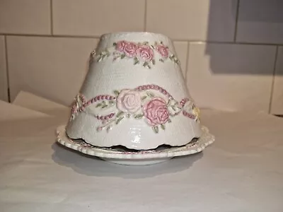 Yankee Candle Shade & Tray Antique Rose For Large Candle.  • £15.99