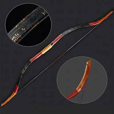 Archery Chinese Traditional Recurve Bow Mongolian Horsebow Hunting 15-50LBS • $84.59