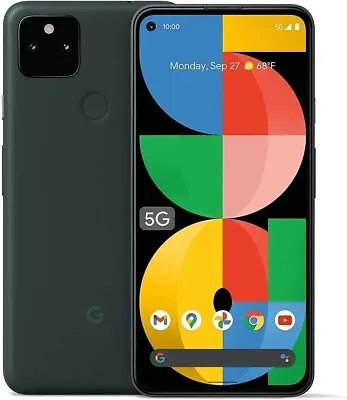 Google Pixel 5a 5G 128GB Factory Unlocked (Mostly Black) - Excellent • $177.99