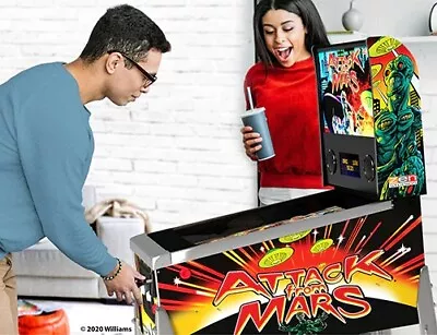 Williams Virtual Pinball - When Mars Attack  ( New In Box )  Ten Games In One • $738