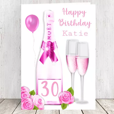 Personalised Money Voucher Wallet Gift Card 18th 21st 30th 40th Happy Birthday • £3.49