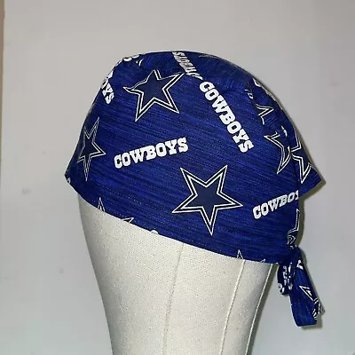 Dallas Cowboys Mens Scrub Cap| Cowboys Surgeon Hat| Doctor OR Cap Cowboys Blue • $30.99