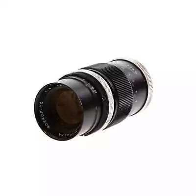 Minolta 135mm F/4 Rokkor TC Preset SR Mount Manual Focus Lens (AS-IS) • $19.99