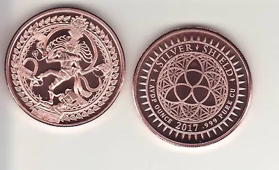 NATARAJA  1 Oz. Copper Round  MINI MINTAGE  #35  Silver Shield  2017 • $9.75