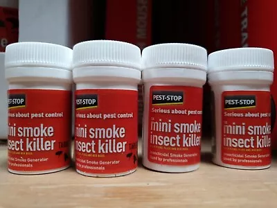 4 Pro Smoke Insect Bombs Ant Cockroach Mite Moth Fleas Bed Bug Fly Wasp Killer • £20.99