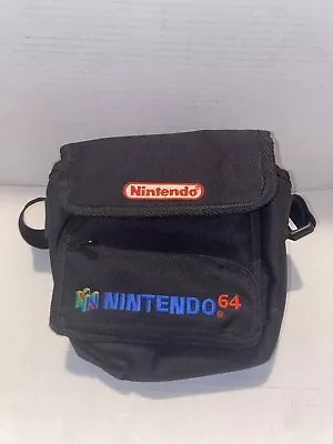 VTG Genuine Nintendo 64 Soft Carrying Case Travel Bag For N64 Small • $37.99