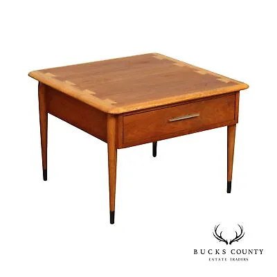 Lane Altavista Mid Century Modern One-Drawer Walnut Side Table • $595