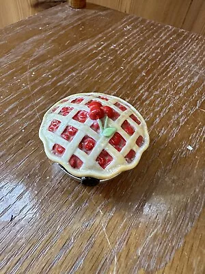 Cooking Club Cherry Pie Trinket Box No Piece • $25