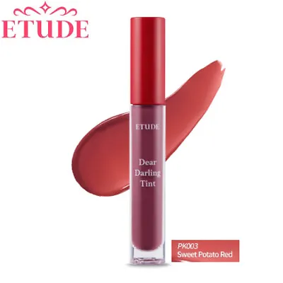 ETUDE HOUSE Dear Darling Water Gel Tint #PK003 Sweet Potato Red Lip Vivid Tint • $13.84