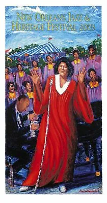 2003 Jazz Festival New Orleans By Michalopoulos - Mahalia Jackson • $54