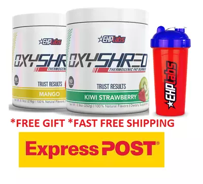 $113 • Buy Ehplabs Oxyshred  | Twin Pack | Express | Genuine Ehp Labs | Thermogenic | Burn
