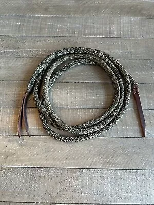 10 Ft Camo Mecate Yacht Rope Trail Reins W/Brown Poppers • $35