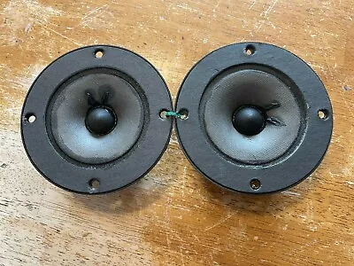 VINTAGE Pair Of MARSLAND 4'' Mid-range Speakers RARE 8 Ohms SQUARE MAGNET • $50