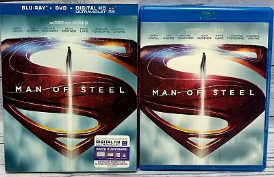 Man Of Steel - Blu-ray + DVD + Ultraviolet Digital- W/Slipcover • $7.95