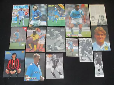 Manchester City: Bundle Of Football Magazine Player Pictures/Posters - Set 1 • £2.99