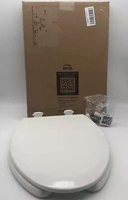 MAYFAIR 18440EC 000 Open Front Toilet Seat Will Never Loosen And Easily Remove • $19.95