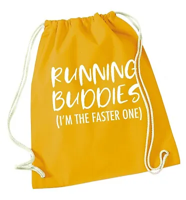 £9.99 • Buy Running Buddies, Drawstring Bag Funny Friends Pals Running Shoes Fitness 6050