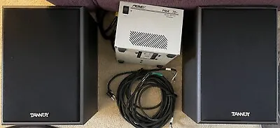 Tannoy PBM 6.5 Speaker Pair Vintage Working/Peavey PMA 70+ Monitor  Amp/Cables • $125