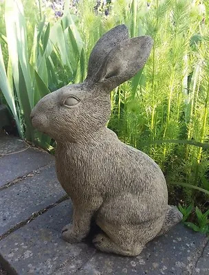 Stone Garden Sitting Rabbit / Hare / Bunny Ornament Statue Wildlife 🐰🌿 • £20