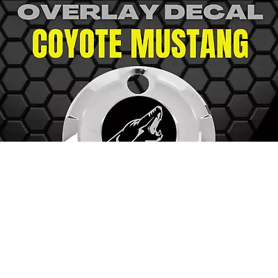 05-09 Ford Mustang COYOTE Rear Faux Decklid Badge Emblem Overlay Decal Sticker • $9.99