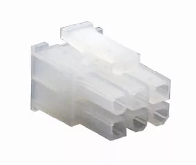 Molex 39-01-2060 Mini-Fit Jr Female Housing 6 Position Dual Row 4.20mm Pitch • $1.50