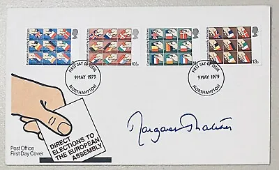 Margaret Thatcher Signed Auto First Day Cover BAS Beckett UK Prime Minister 1 • $249.95